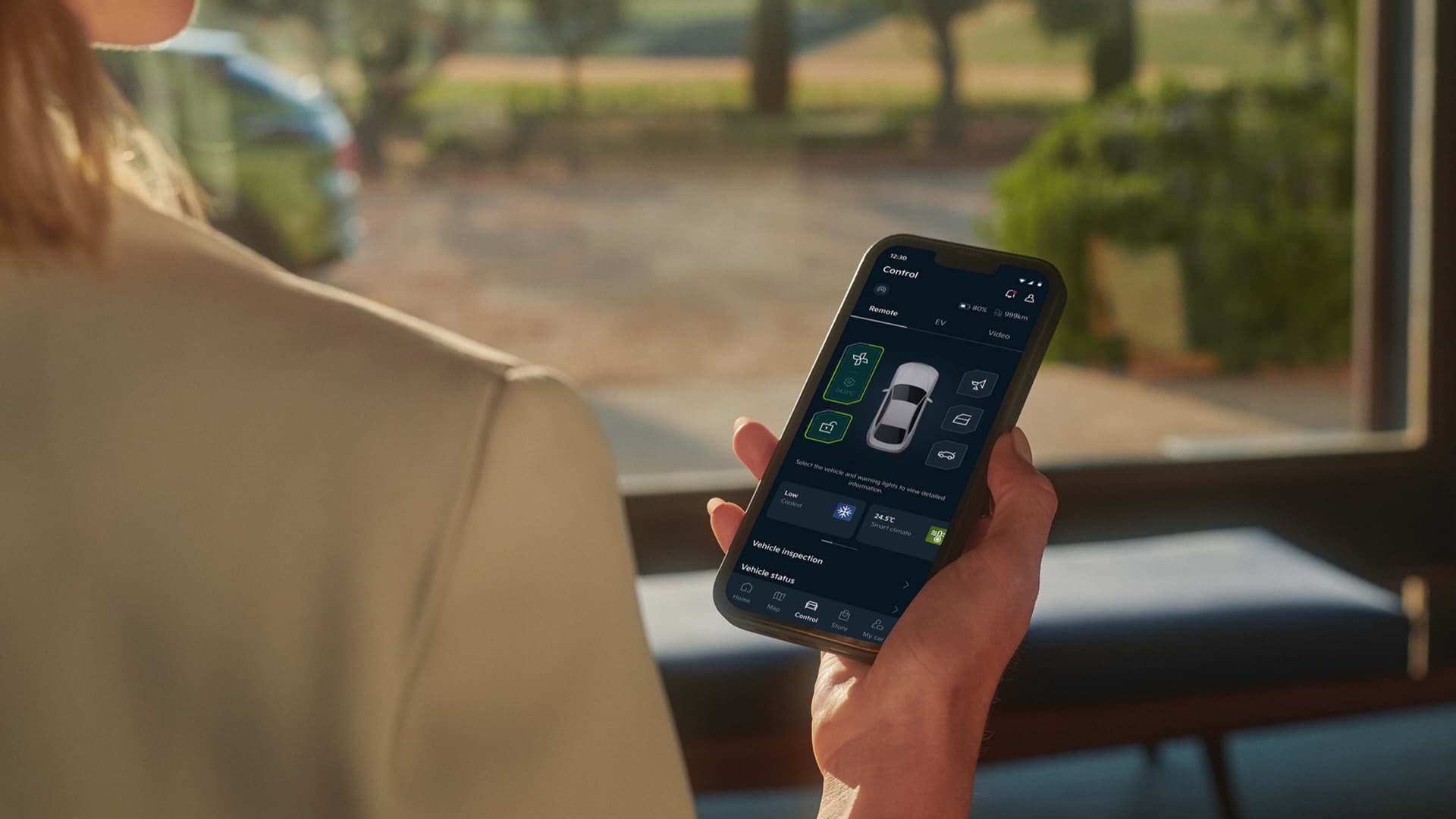 Control remoto de Kia Connect desde el smartphone